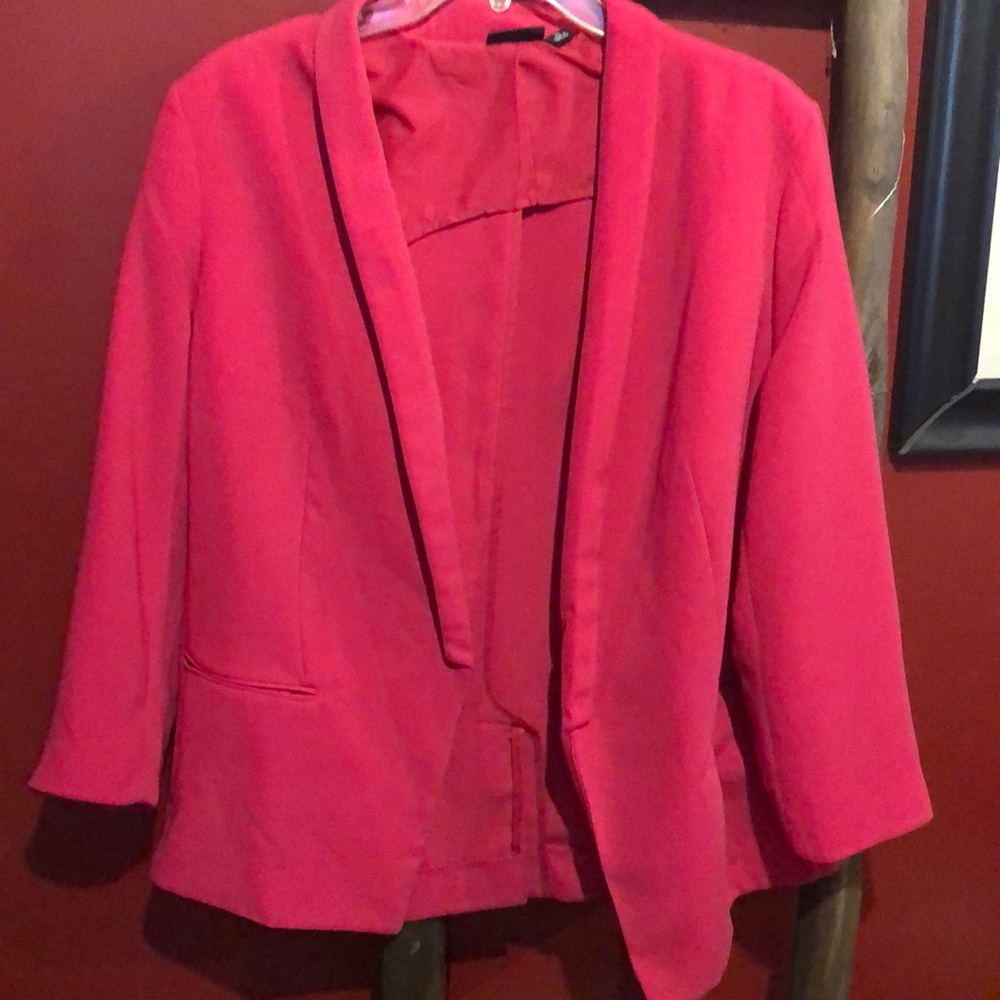 Open Pink Blazer
